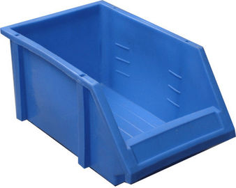 प्रकाश कर्तव्य शेल्फ रैक के लिए ब्लू प्लास्टिक कारोबार बॉक्स गोदाम उपकरणों