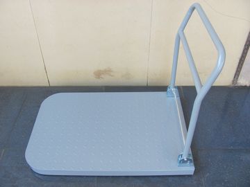 रेलिंग के साथ 150kg / 300 किलो foldable स्टील ट्राली गोदाम उपकरणों