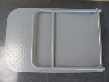 रेलिंग के साथ 150kg / 300 किलो foldable स्टील ट्राली गोदाम उपकरणों