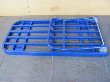 पाउडर के साथ 1200 x 600 मिमी धातु ट्यूब foldable ट्राली औद्योगिक उपकरणों समाप्त रंग